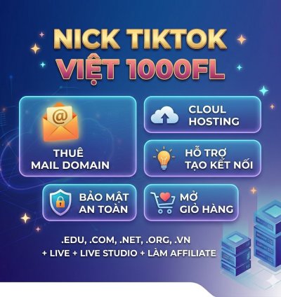 Nick TikTok Việt  1000FL
